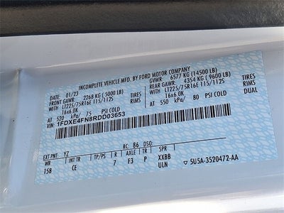 2024 Ford E-450SD 14' BOX TRUCK DRW