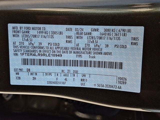 2024 Ford Ranger Raptor