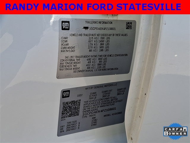 2023 Chevrolet Silverado 1500 WT