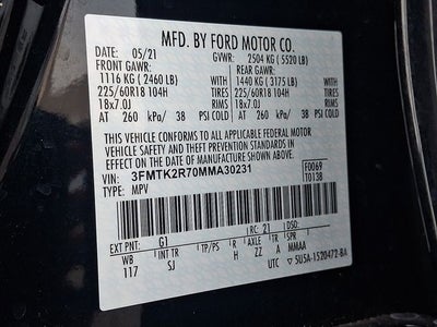 2021 Ford Mustang Mach-E California Route 1