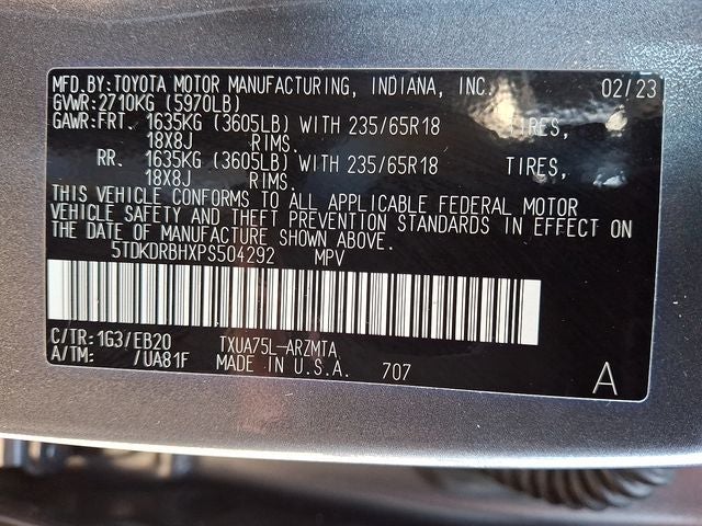 2023 Toyota Highlander XLE