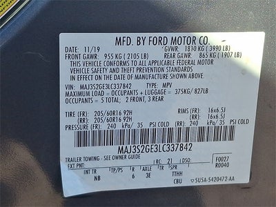 2020 Ford EcoSport SE