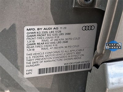 2024 Audi Q3 Premium S Line quattro