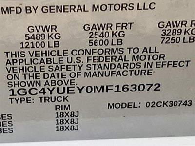 2021 Chevrolet Silverado 3500HD LTZ