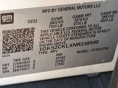2022 GMC Yukon AT4