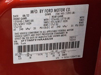 2022 Ford Maverick XLT