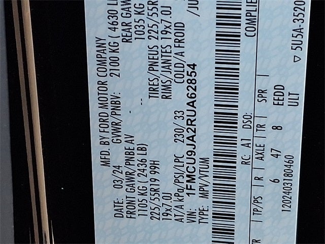 2024 Ford Escape Platinum