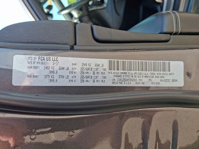2017 Jeep Grand Cherokee Limited