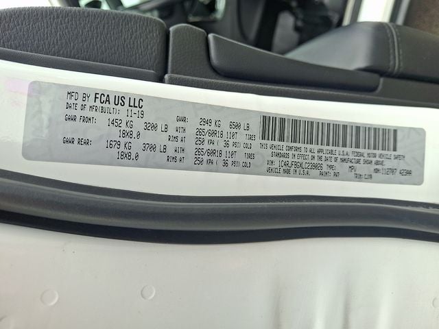 2020 Jeep Grand Cherokee Limited