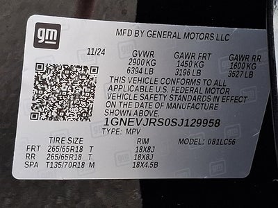 2025 Chevrolet Traverse Z71