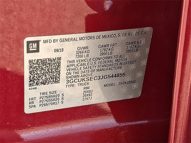 2018 Chevrolet Silverado 1500 LTZ 2LZ