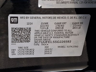 2025 GMC Sierra 1500 AT4X