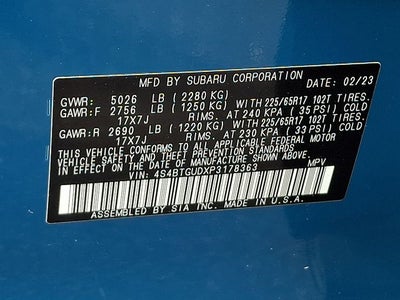 2023 Subaru Outback Wilderness