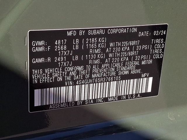 2024 Subaru Crosstrek Wilderness