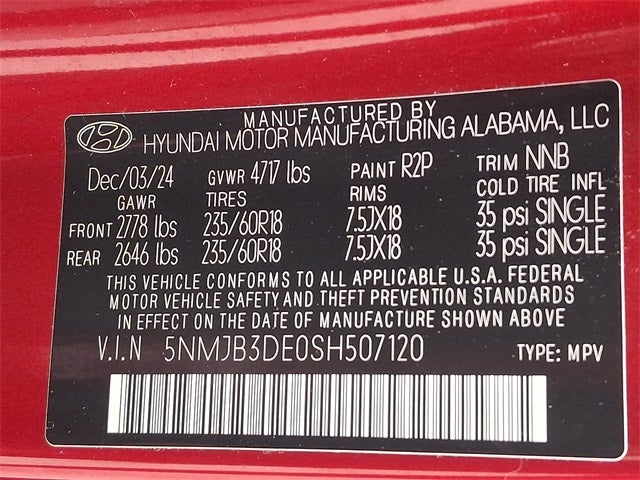 2025 Hyundai Tucson SEL