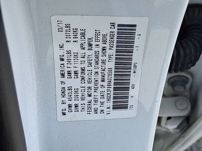 2017 Honda Accord EX-L