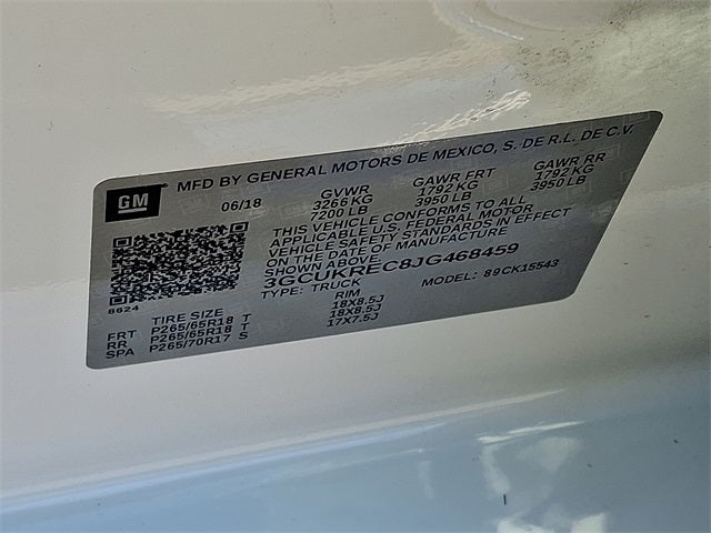 2018 Chevrolet Silverado 1500 LT LT1