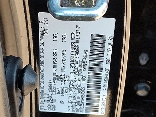 2023 Toyota Tacoma SR V6