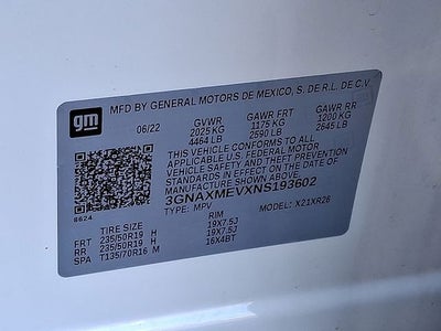 2022 Chevrolet Equinox RS