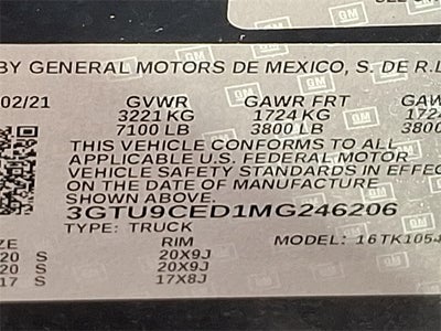 2021 GMC Sierra 1500 Elevation