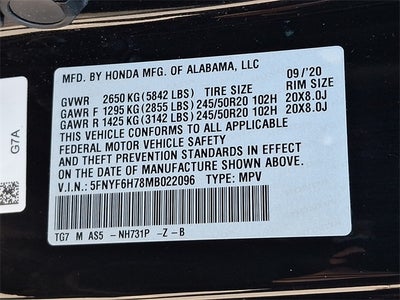 2021 Honda Pilot Black Edition