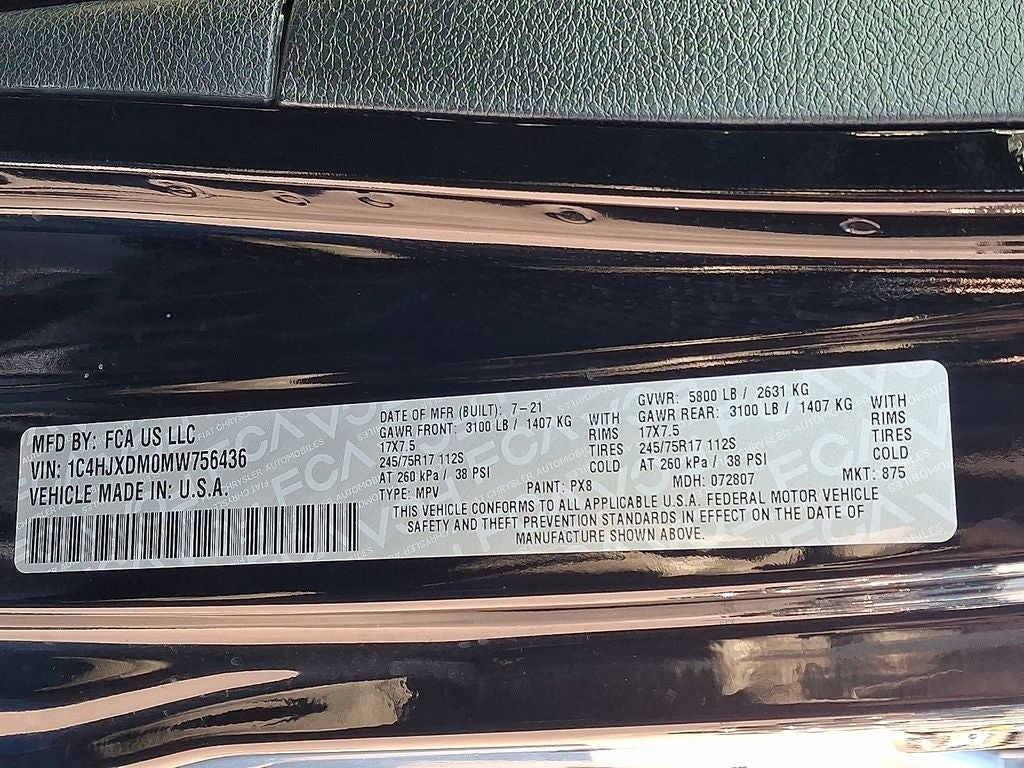 2021 Jeep Wrangler Unlimited Sport S