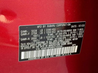 2024 Subaru Outback Touring XT