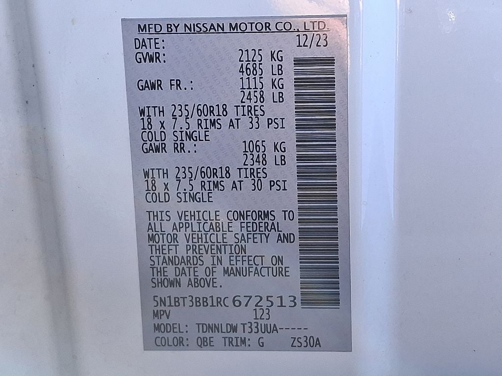 2024 Nissan Rogue SV