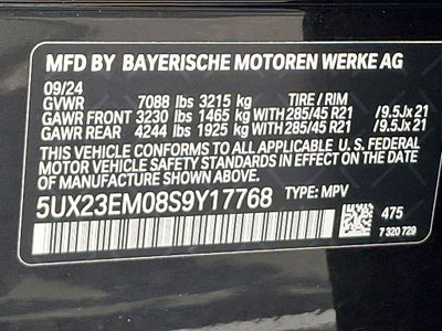 2025 BMW X7 xDrive40i