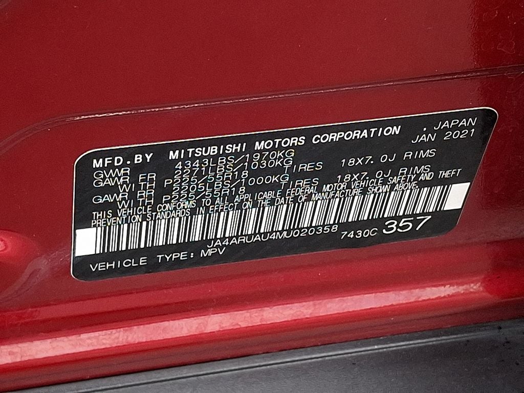 2021 Mitsubishi Outlander Sport 2.0 LE