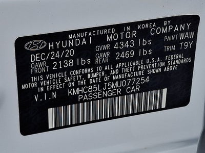 2021 Hyundai Ioniq Electric Limited