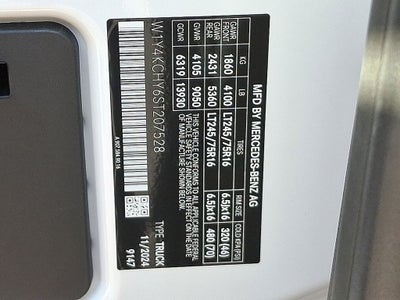 2025 Mercedes-Benz Sprinter 2500 High Roof