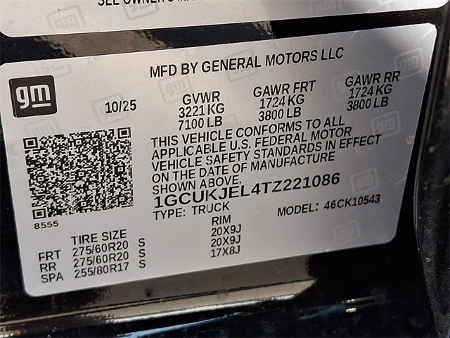 2026 Chevrolet Silverado 1500 4WD Crew Cab Short Bed High Country